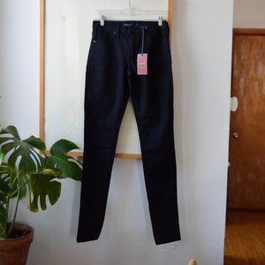 New with Tags NWT 9'' High Rise Skinny Just USA Black Jeans Size 5